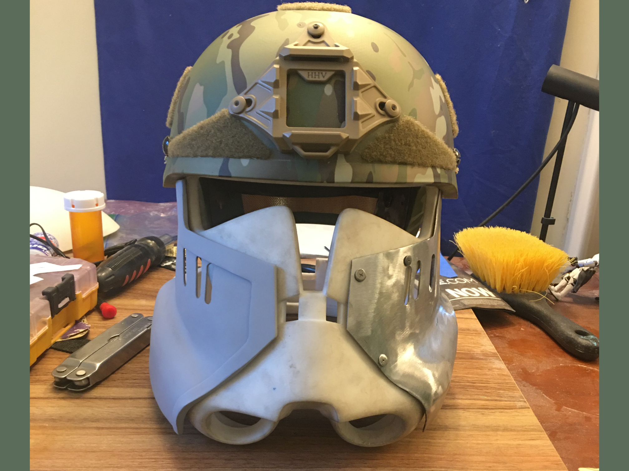 Trooper Helmet with Camo Top